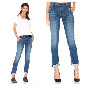 Rag & Bone Dre Carpenter Jeans Cargo Distressed Sz 26